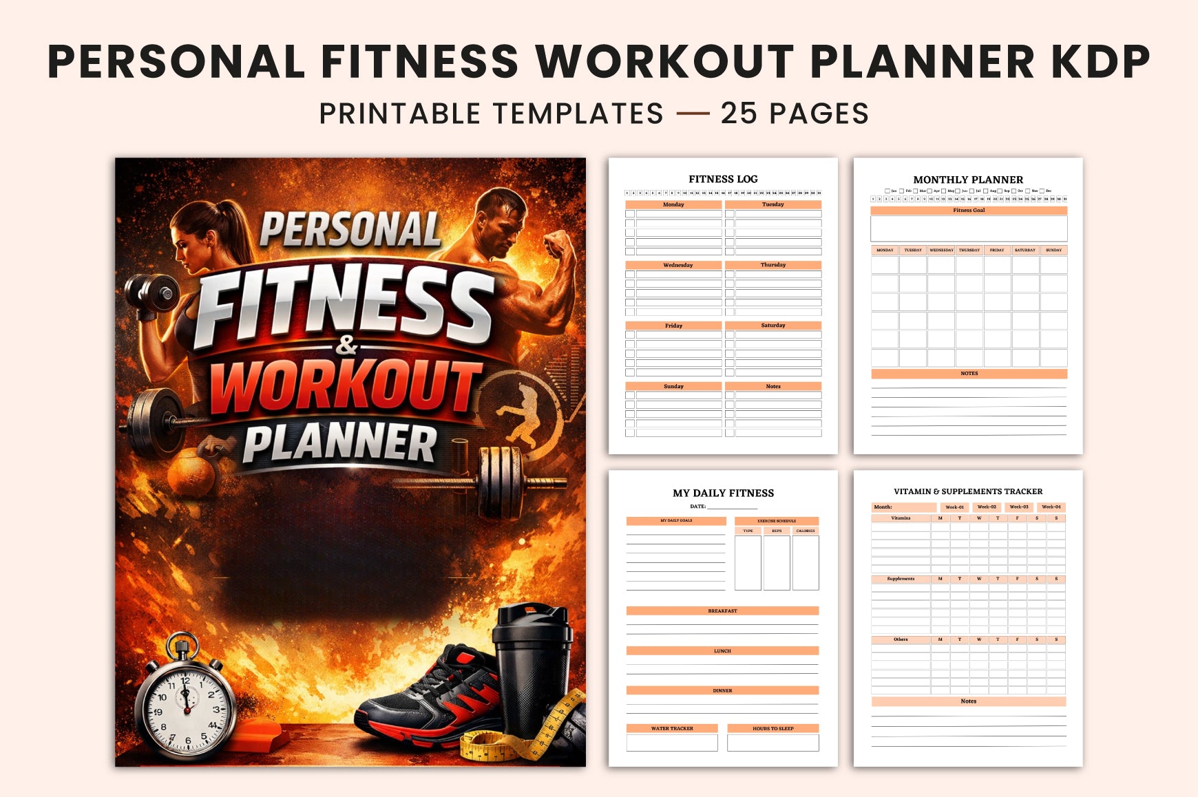 Personal Fitness Workout Planner