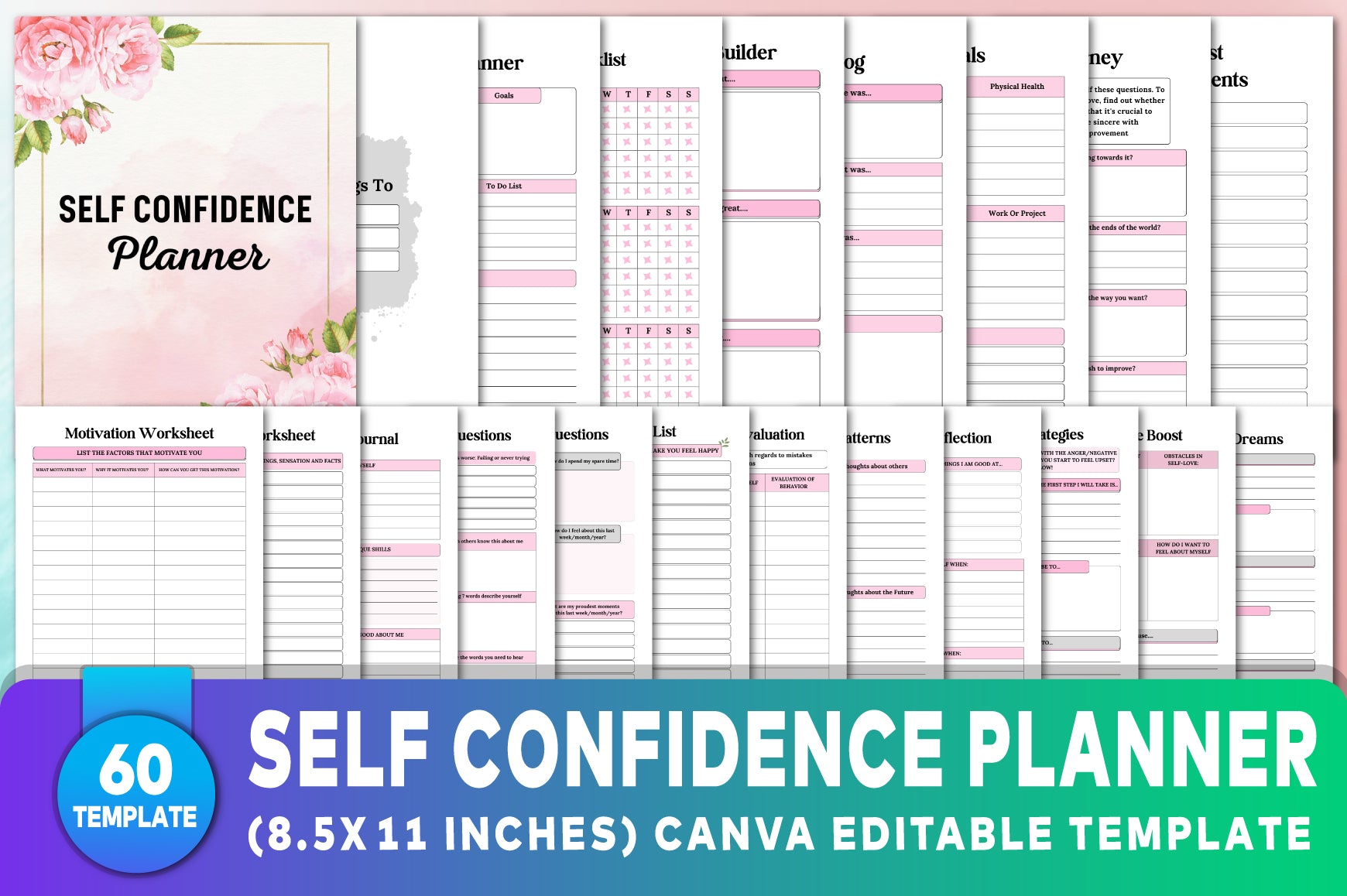 Self Confidence Planner