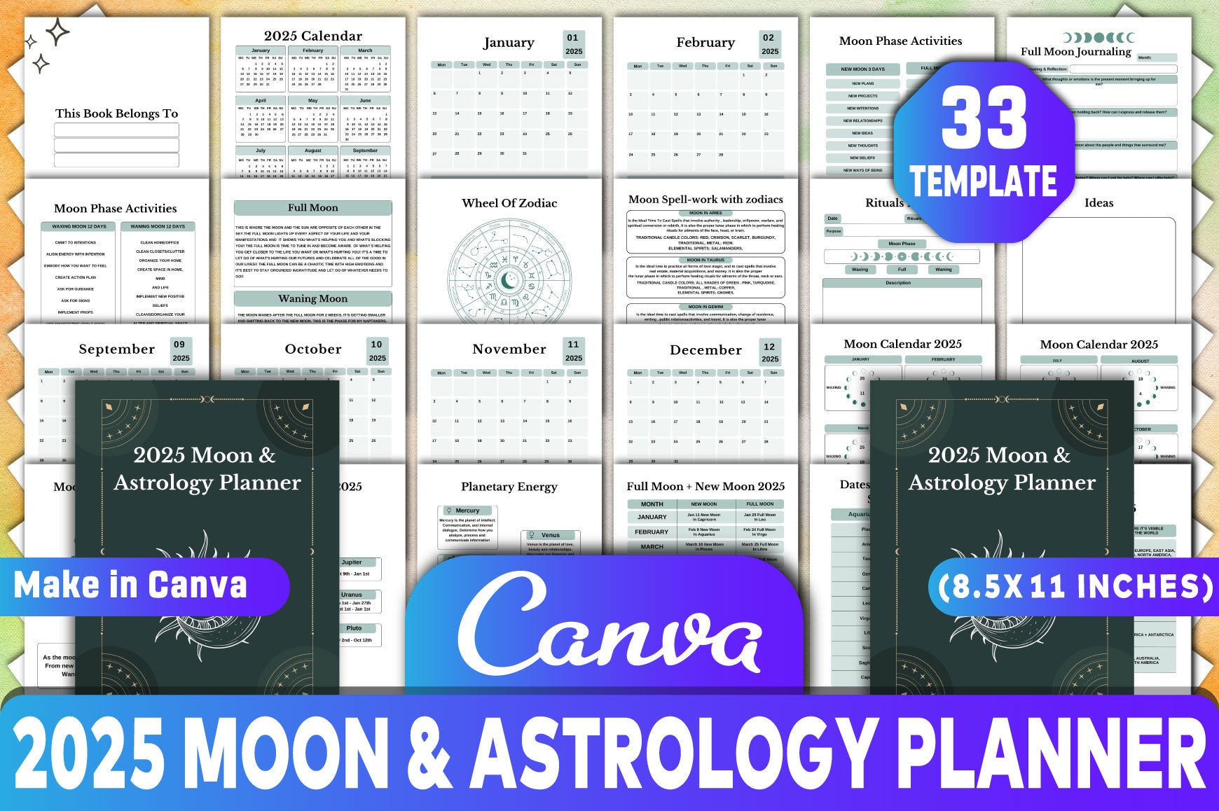 Moon Astrology Planner