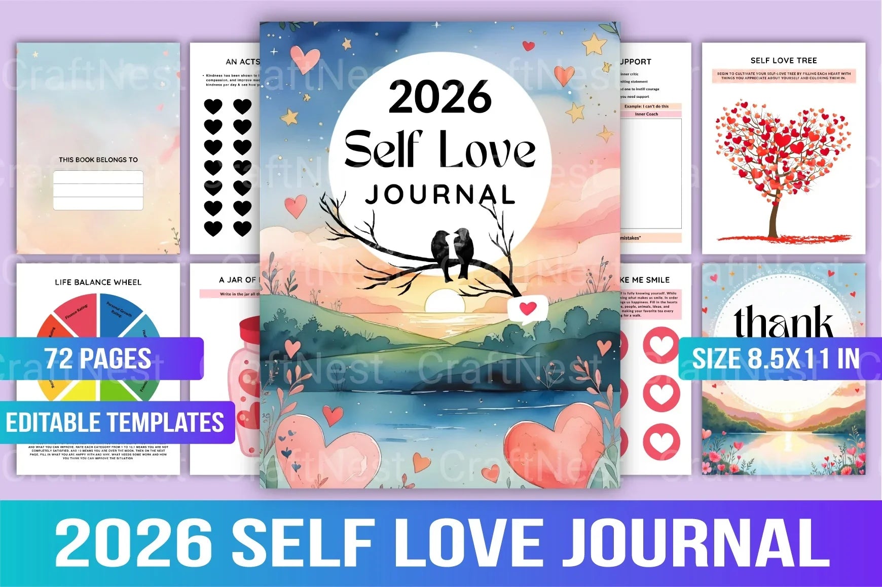Embrace Self Love: A Journey to Inner Peace - CraftNest - Digital Crafting and Art