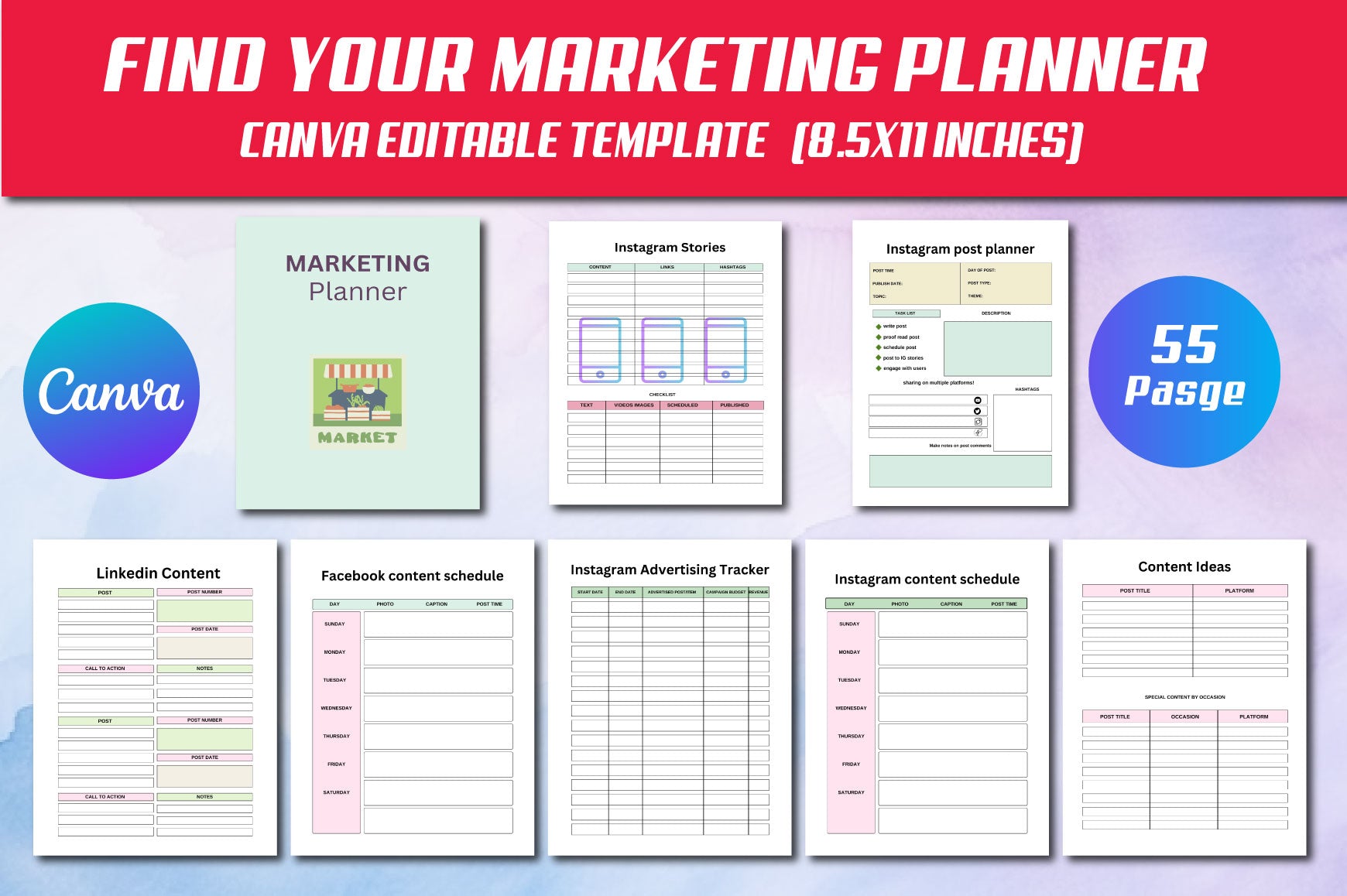 Marketing Planner 00772
