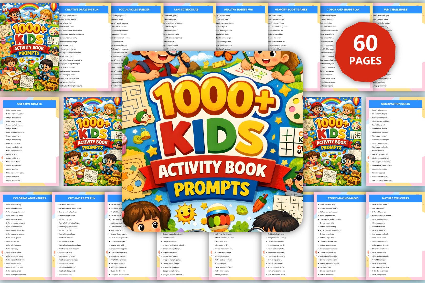 Kids Activity Prompts for Creative Fun