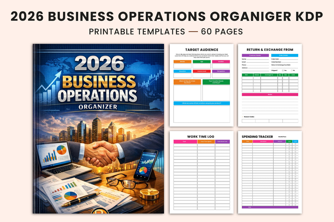 Printable Planners for Daily, Weekly and Monthly Use