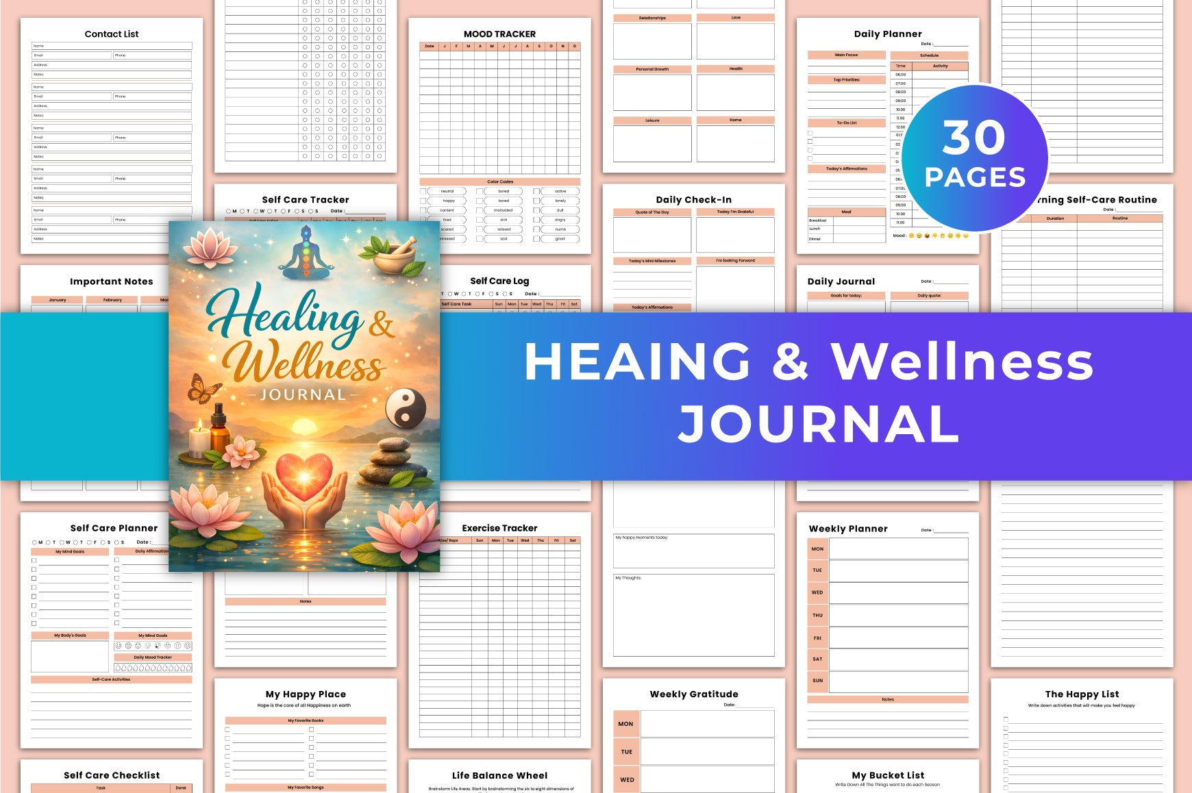 Healing Wellness Journal