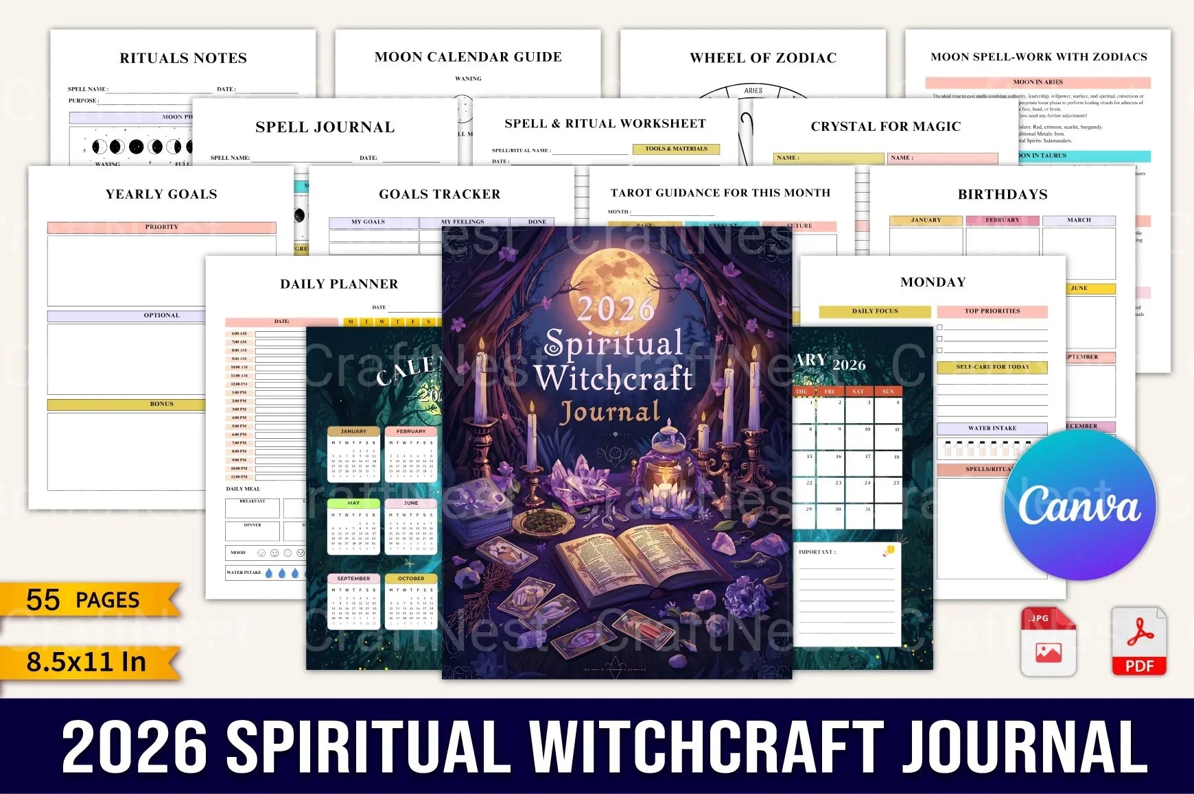 Spiritual Witchcraft: Embrace Your Mystical Journey - CraftNest - Digital Crafting and Art