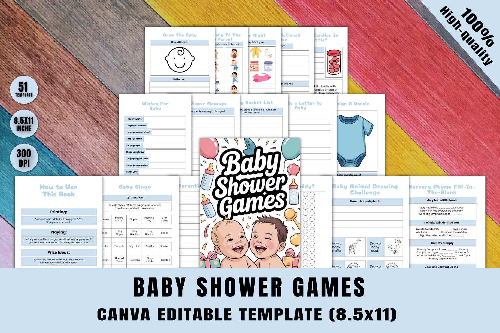 Baby Shower Games Planner