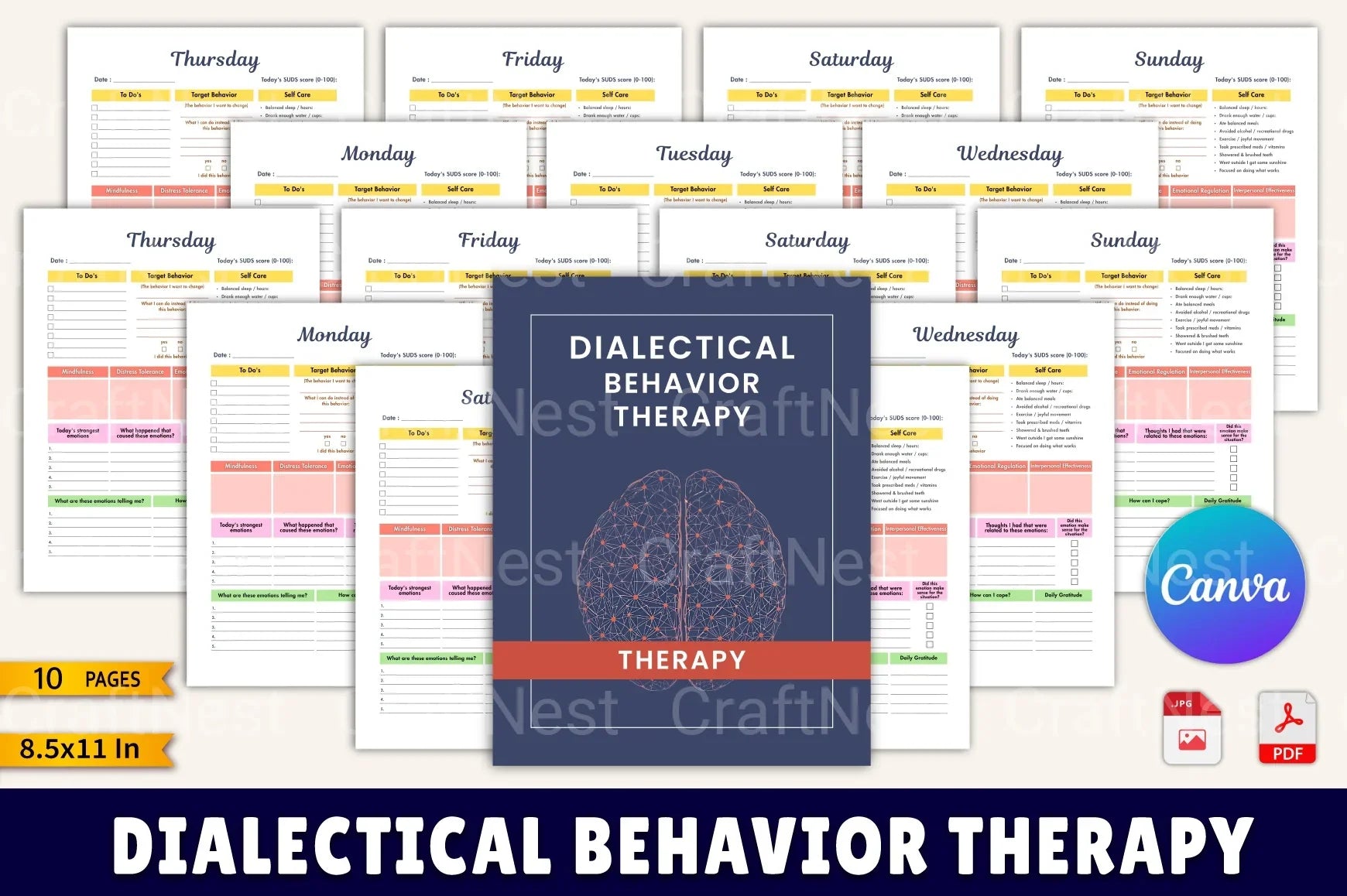 Dialectical Behavior Therapy Guide - CraftNest - Digital Crafting and Art