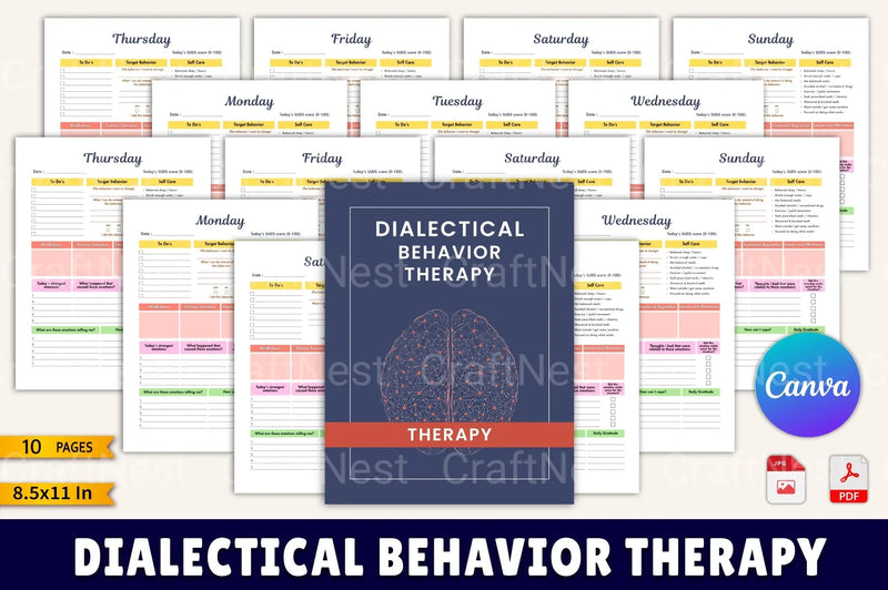 Dialectical Behavior Therapy Guide - CraftNest - Digital Crafting and Art