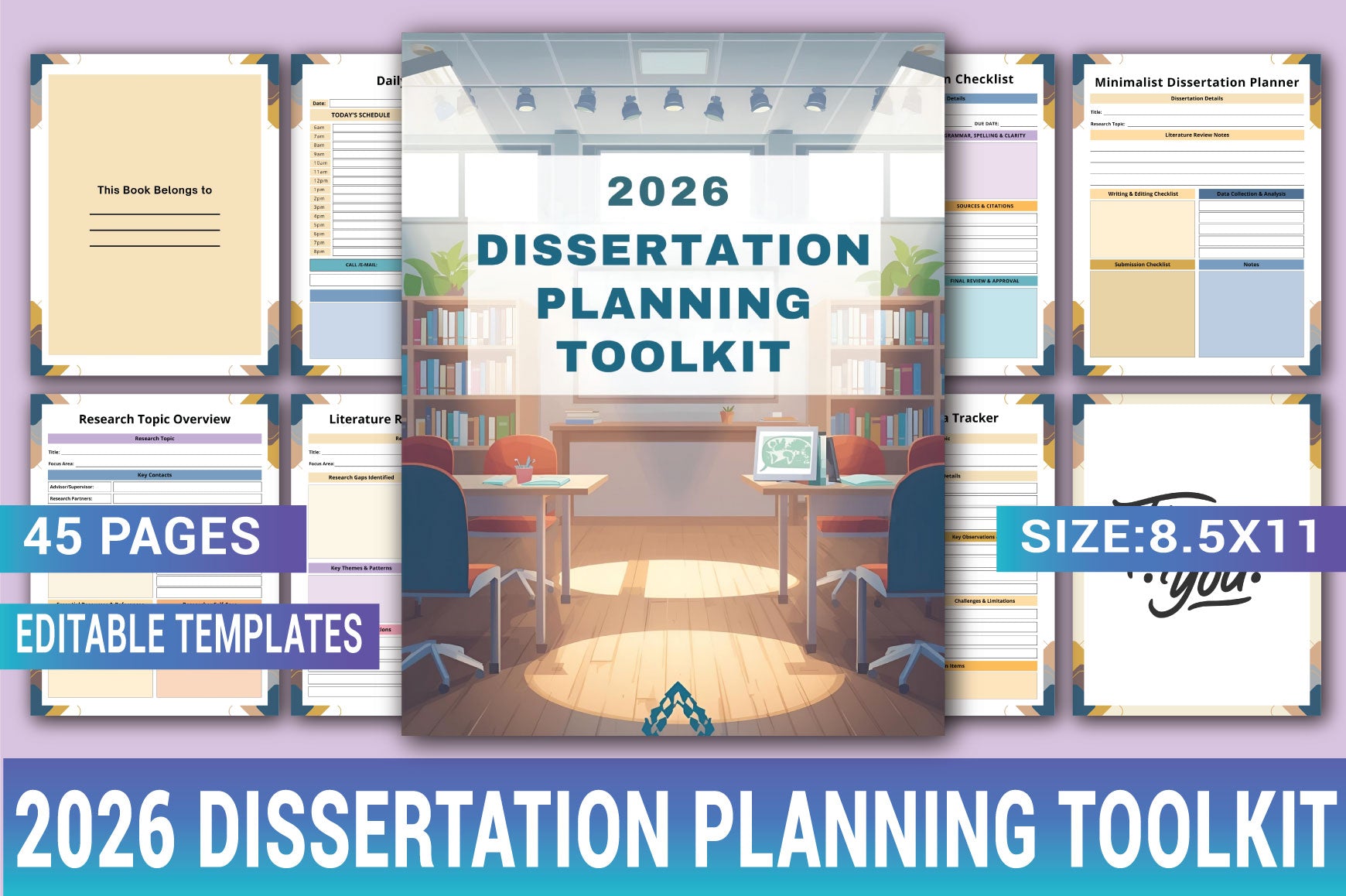 Dissertation Planning Toolkit Planner