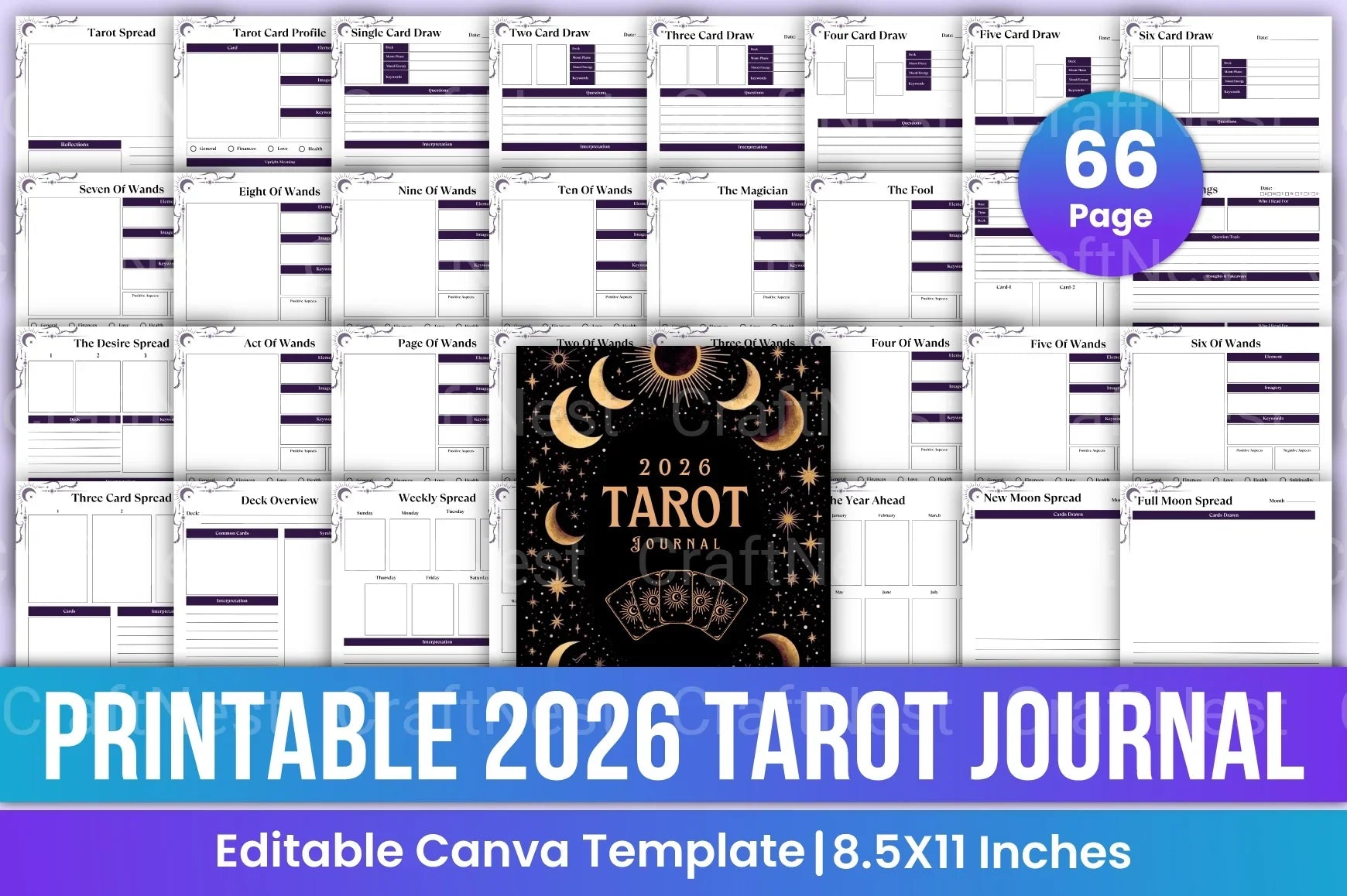 Tarot From 100: A Mystical Journey - CraftNest - Digital Crafting and Art