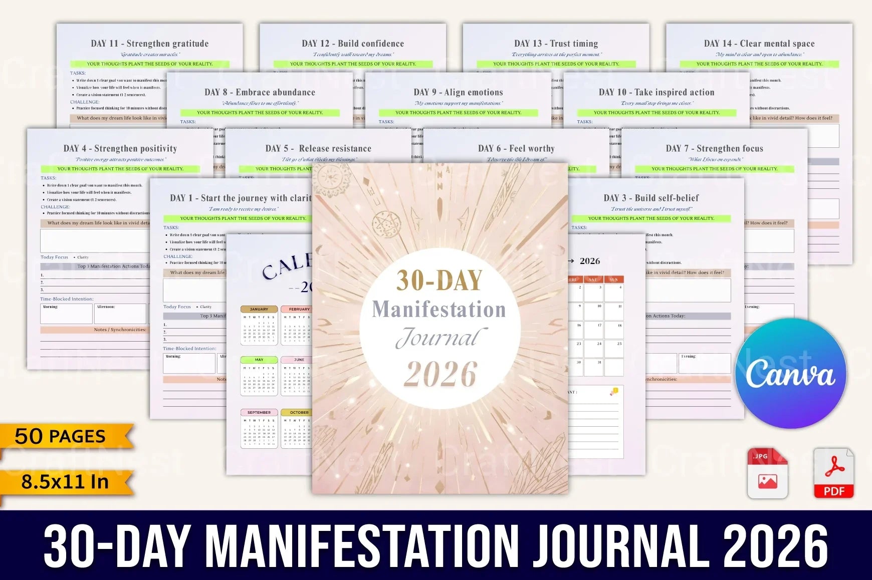 Day Manifestation Guide - CraftNest - Digital Crafting and Art