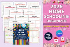 Home Schooling Organizer - CraftNest - Digital Crafting and Art