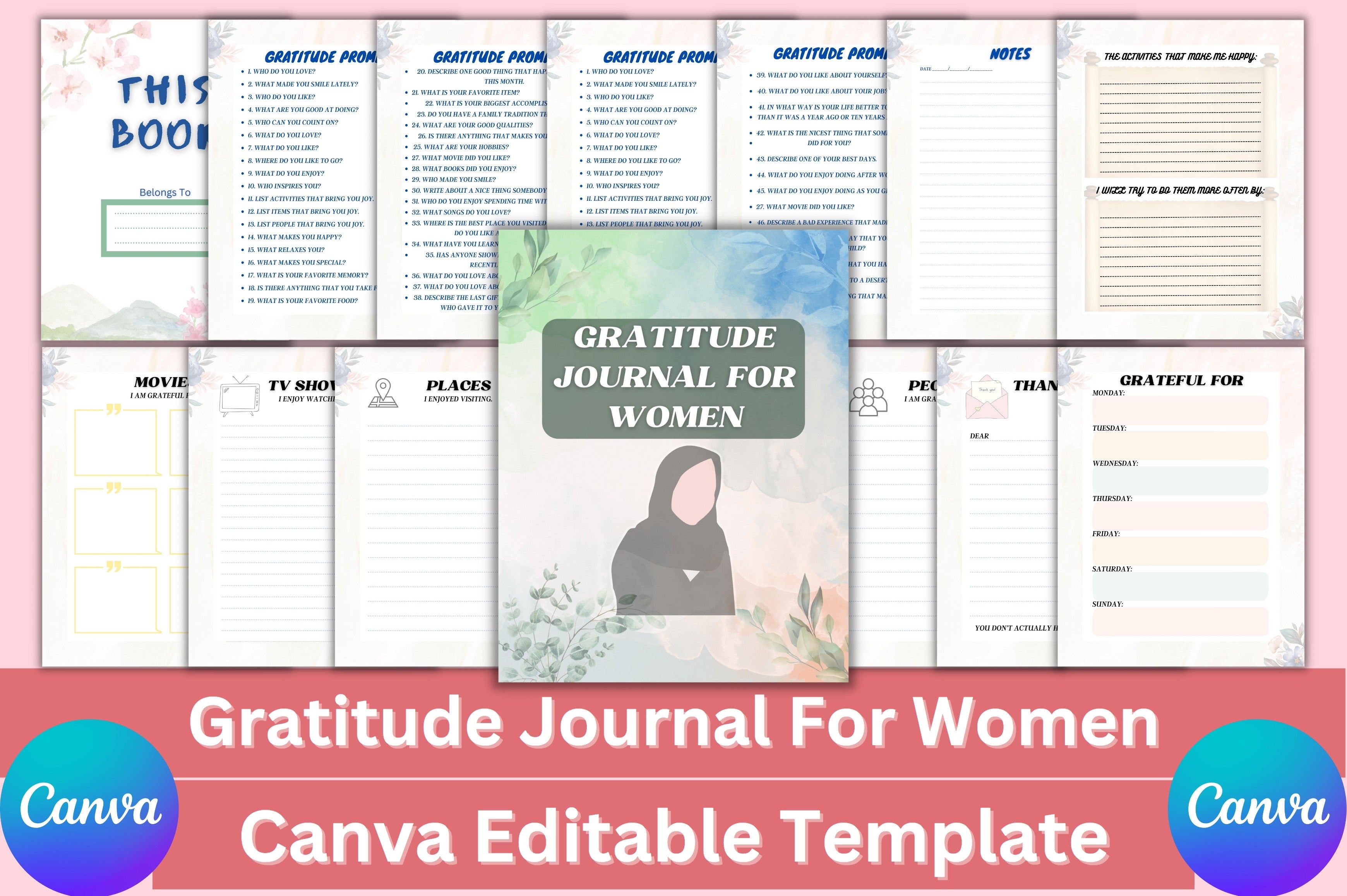 Gratitude Journal for Women