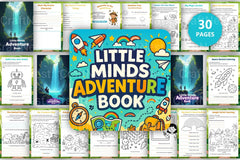 Little Minds Adventure Book - CraftNest - Digital Crafting and Art