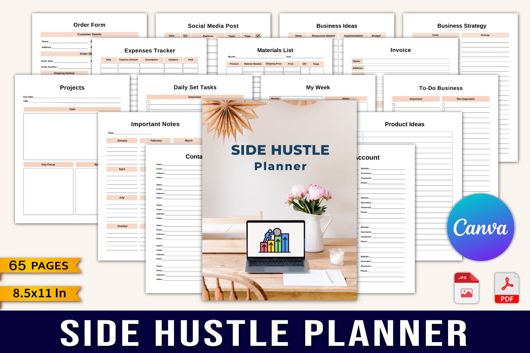 Side Hustle Planner