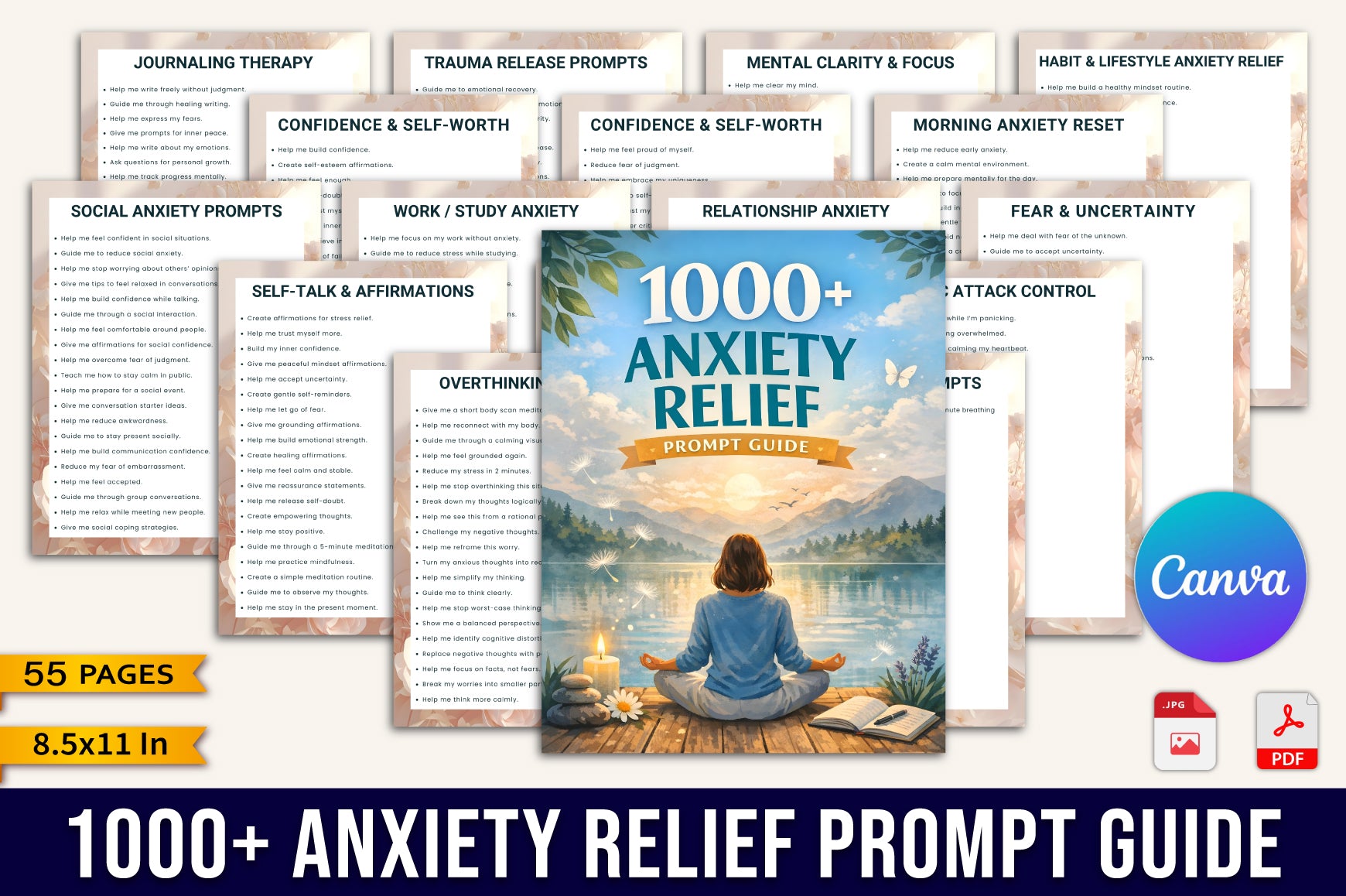 Anxiety Relief Prompts