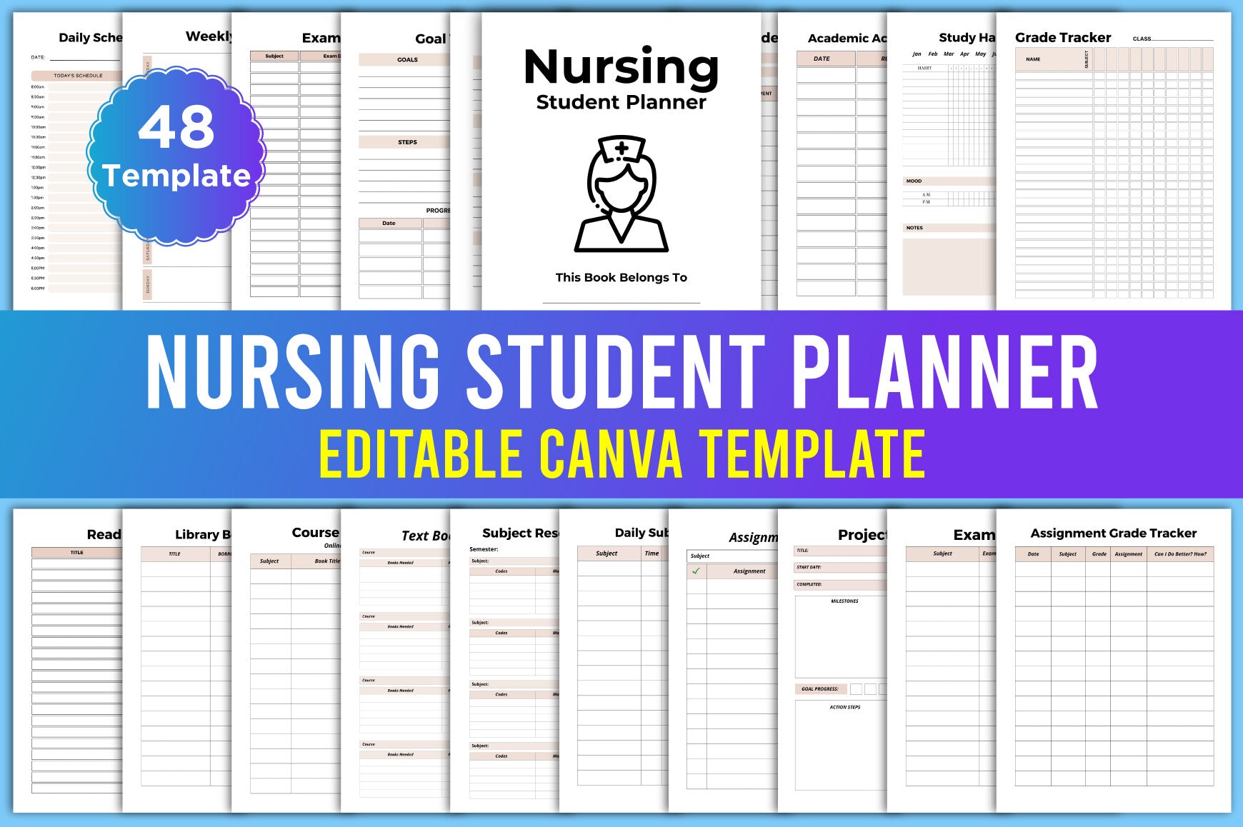 Nursing Student Planner