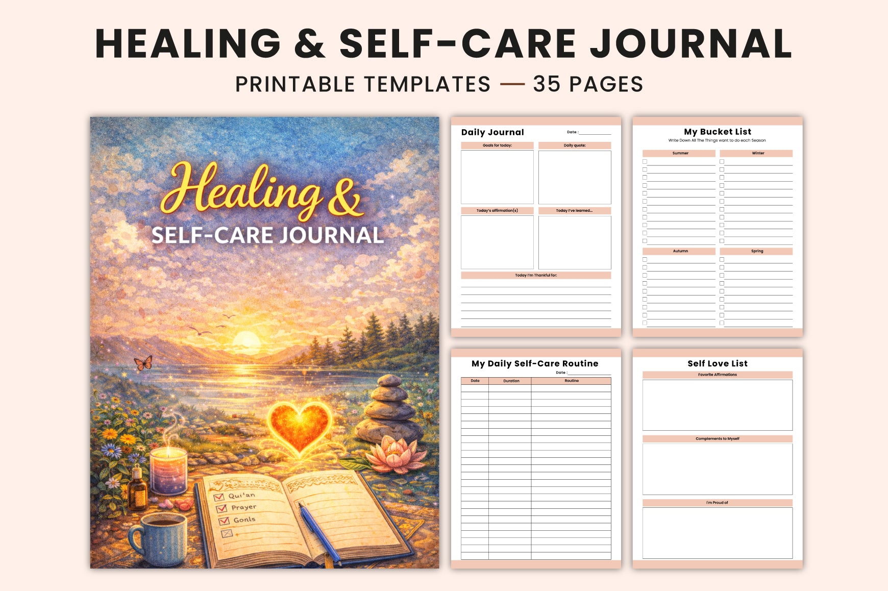 Healing Self-Care Journal
