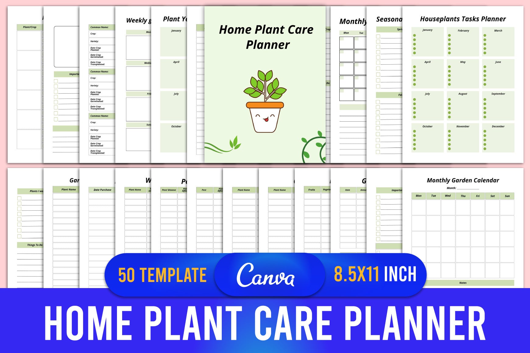 Home Plant Care Planner