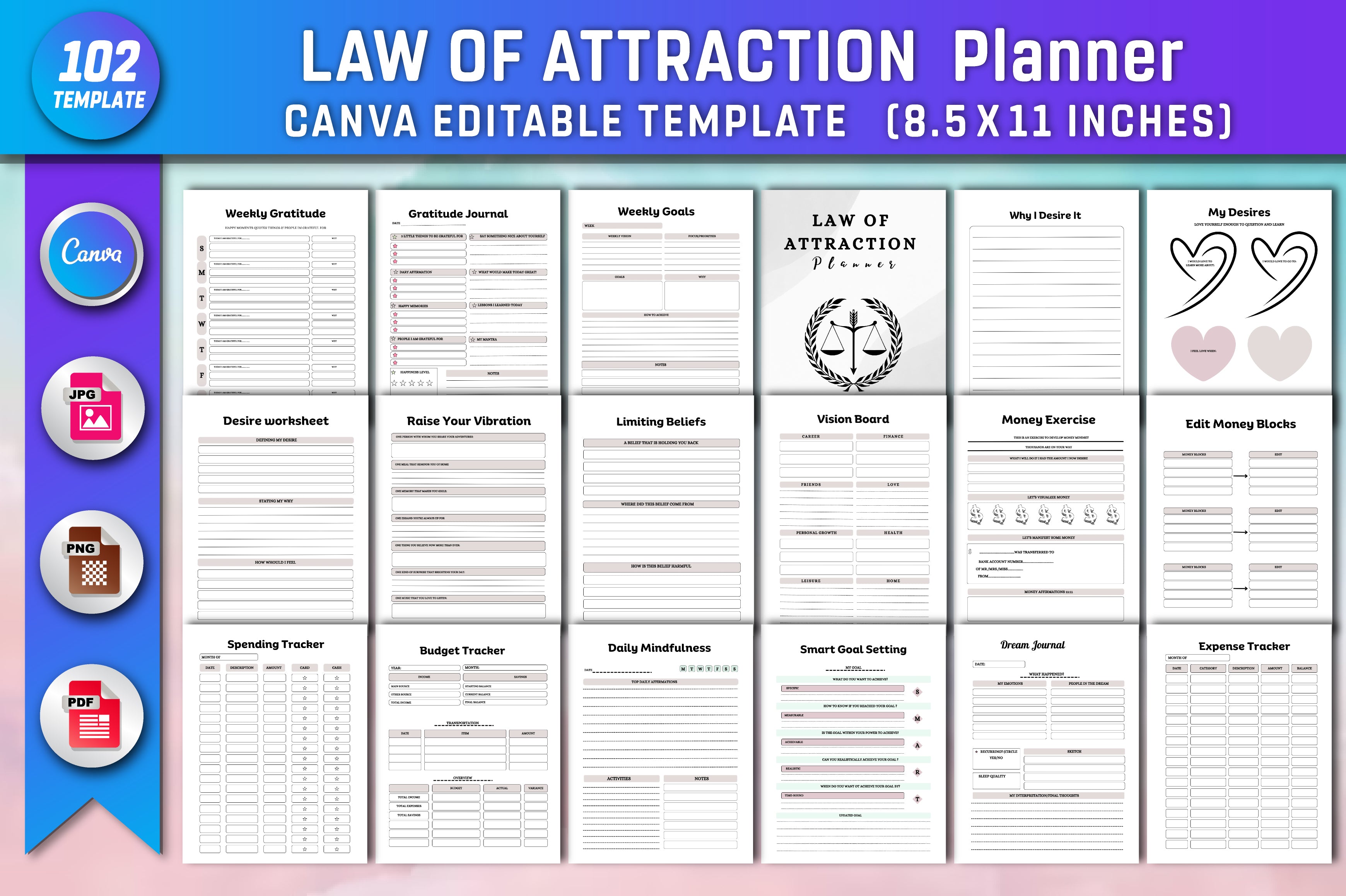 Law of Attraction Planner