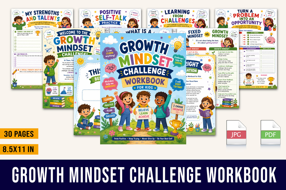 Growth Mindset Challenge Workbook