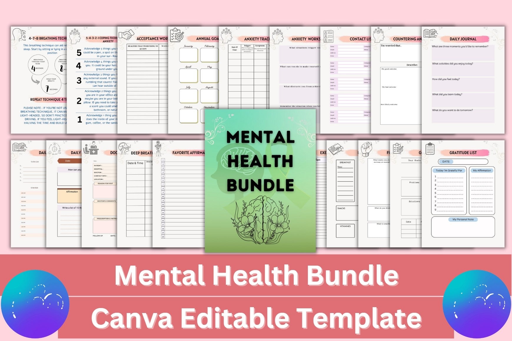 Mental Health Planner for Wellbeing