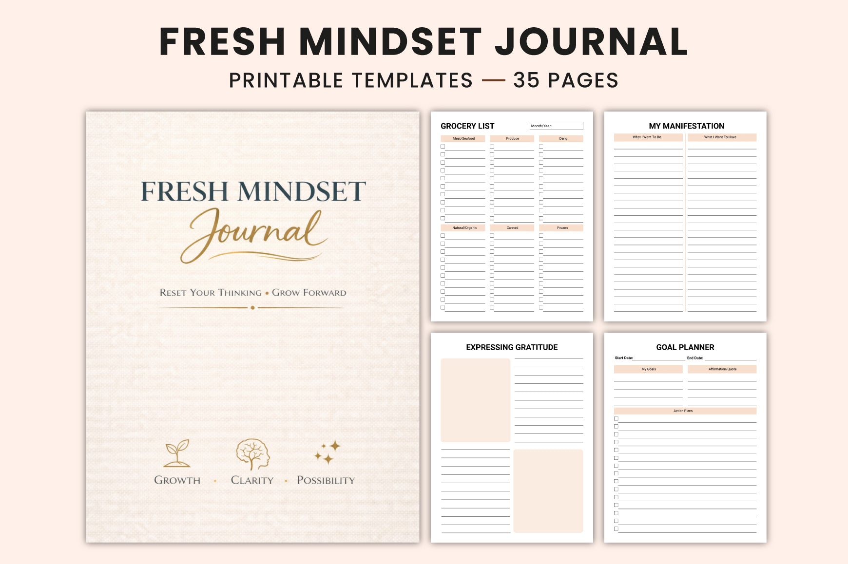 Fresh Mindset Journal