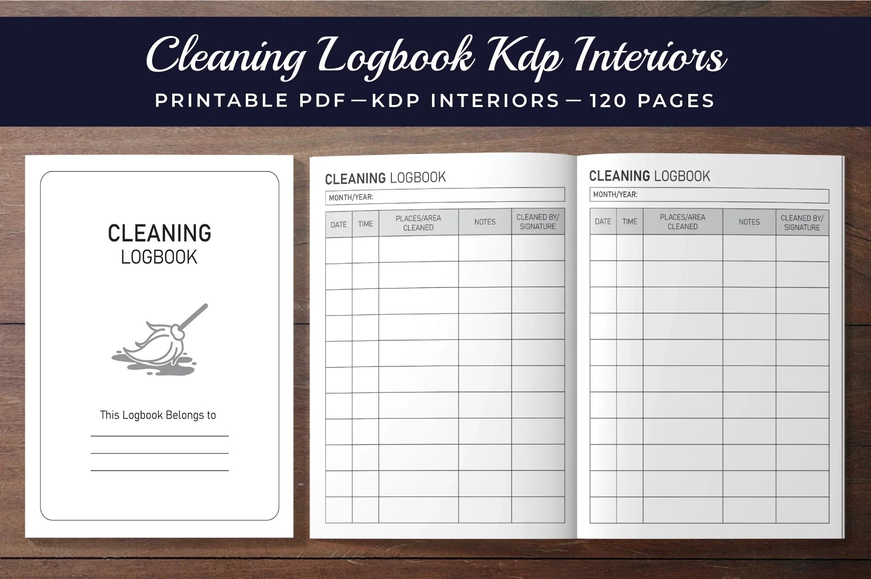 Cleaning Logbook Planner - CraftNest - Digital Crafting and Art