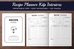 Recipe Planner  Bundle - CraftNest - Digital Crafting and Art