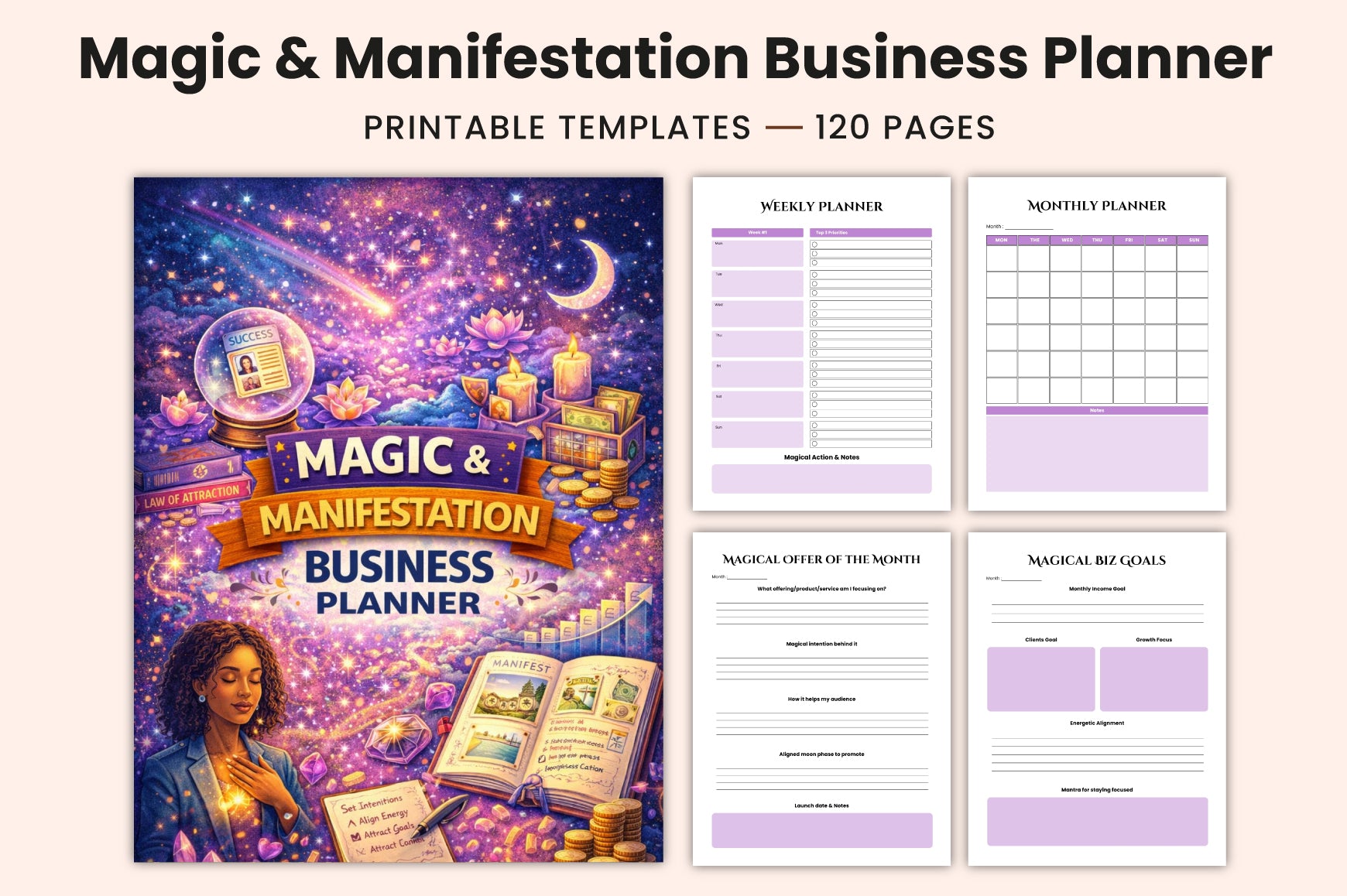 Magic Manifestation Business Planner