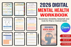 Mental Health Workbook for Personal Growth - CraftNest - Digital Crafting and Art
