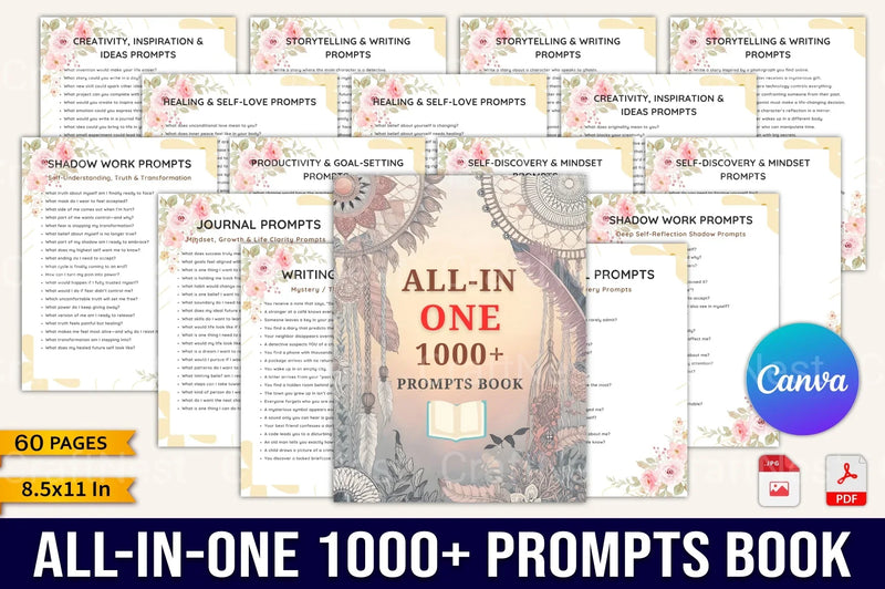 Ultimate All-In-One Prompts Book - CraftNest - Digital Crafting and Art