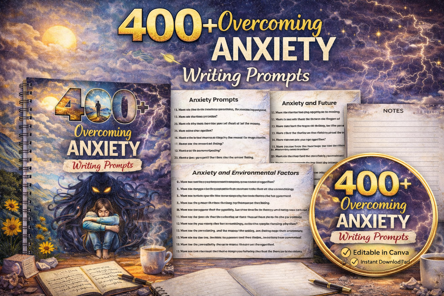 Overcoming Anxiety Writing Prompts