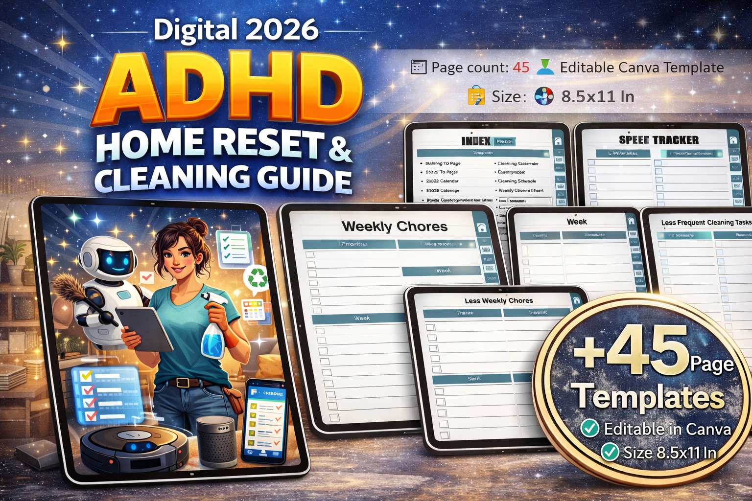 ADHD Home Reset Cleaning Guide