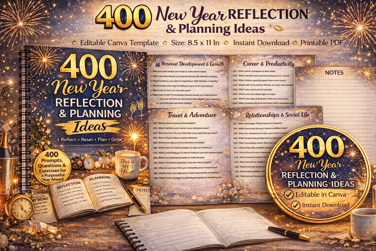 New Year Reflection and Planning Ideas Guide