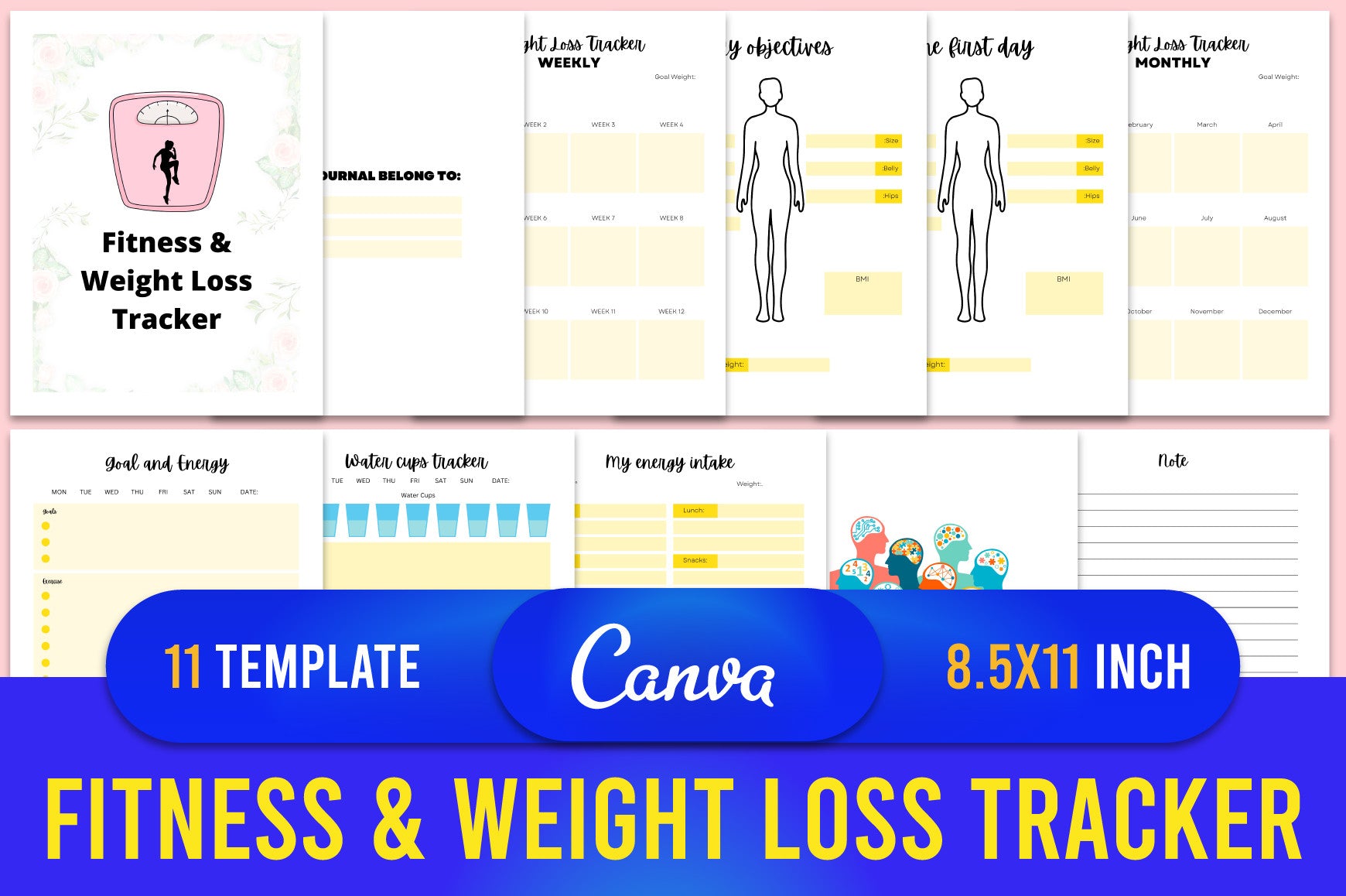 Fitness Weight Loss Planner