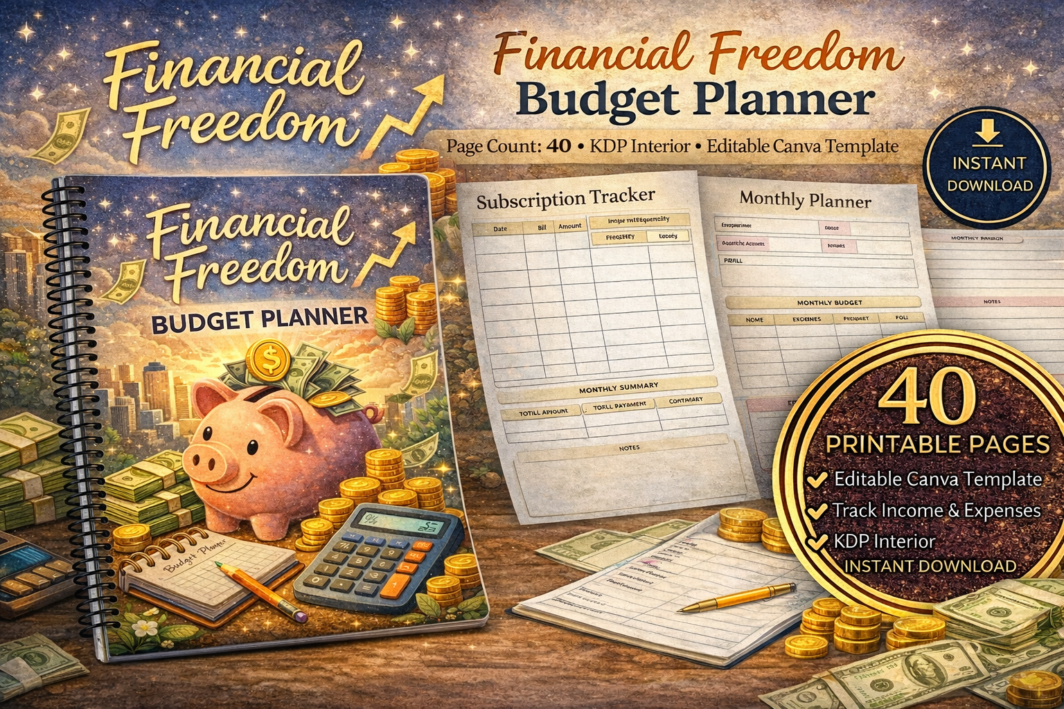 Financial Freedom Budget Planner