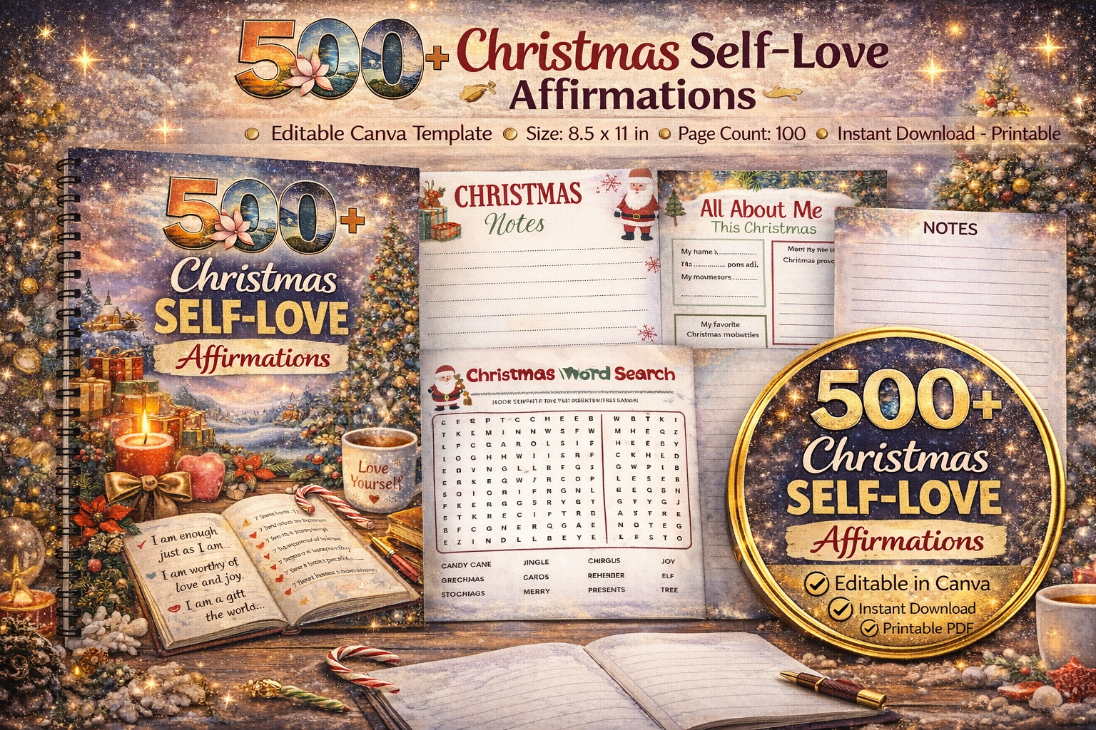 Christmas Self-Love Journal