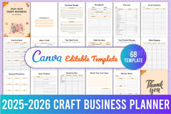 Craft Business Planner Guide - CraftNest - Digital Crafting and Art