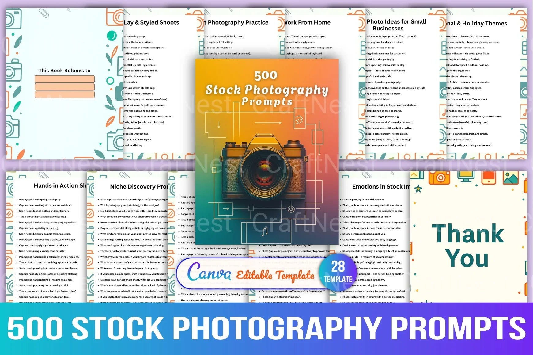 Stock Photography Prompts for Creative Inspiration - CraftNest - Digital Crafting and Art