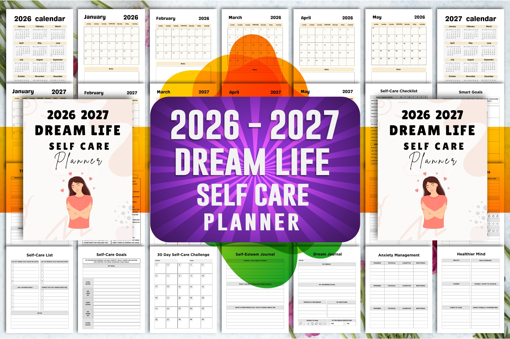 Dream Life Self Care Planner