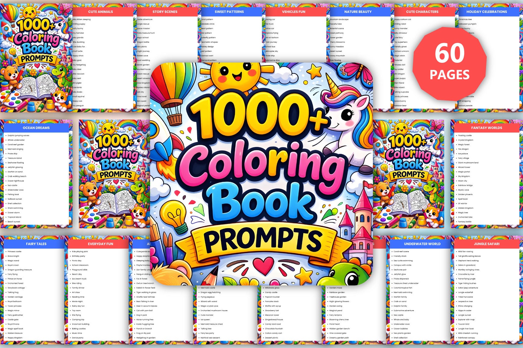 Coloring Prompts Collection