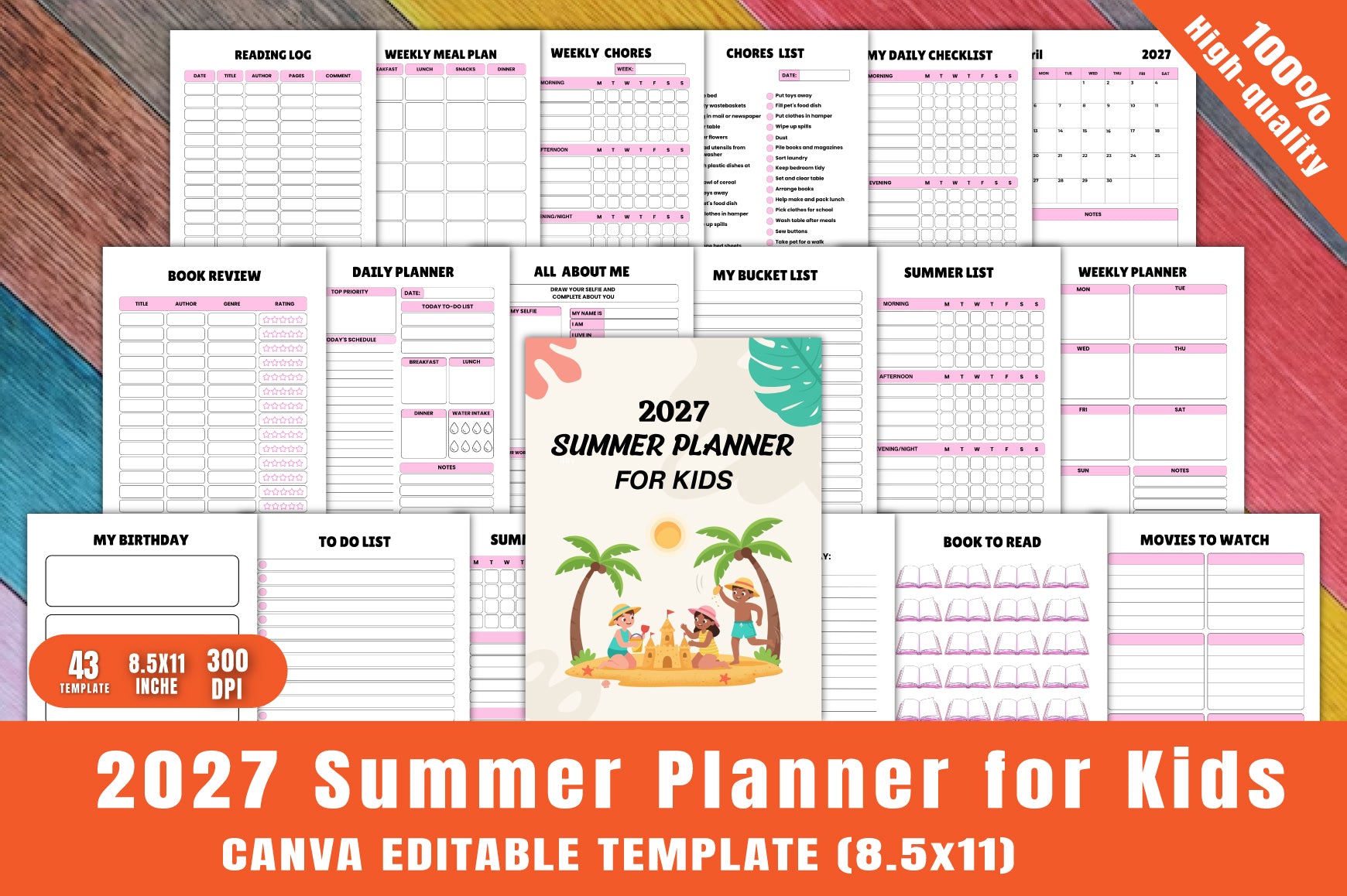 Summer Planner for Kids