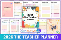 The Ultimate Teacher Planner - CraftNest - Digital Crafting and Art