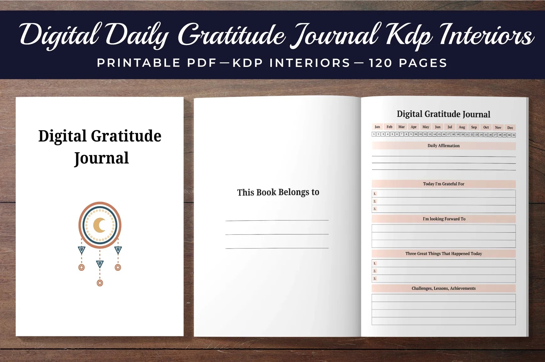 Daily Gratitude Planner  Bundle - CraftNest - Digital Crafting and Art
