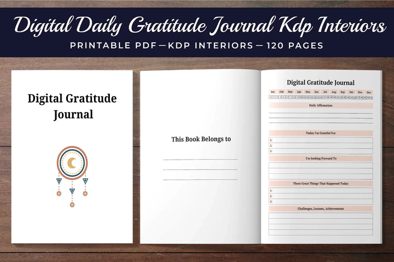 Daily Gratitude Planner  Bundle - CraftNest - Digital Crafting and Art