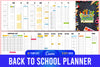 Back to School Planner