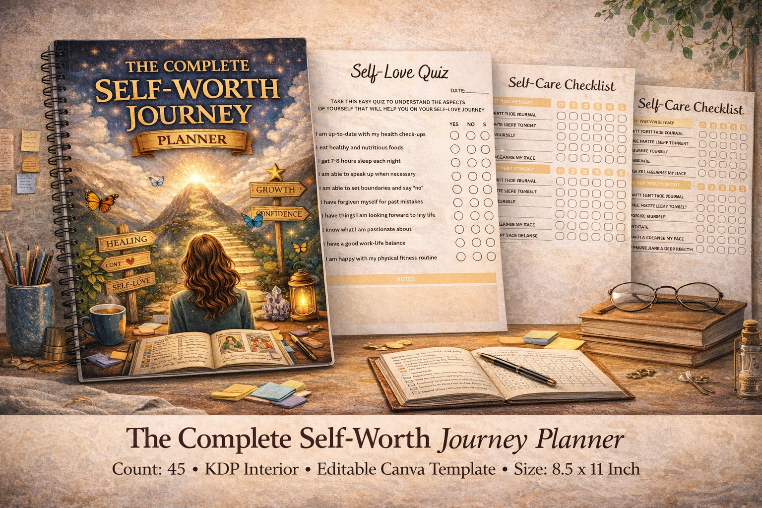The Complete Self Worth Journey Planner