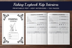Fishing Logbook Planner Bundle - CraftNest - Digital Crafting and Art