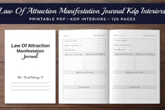 Law of Attraction Manifestation Planner - CraftNest - Digital Crafting and Art
